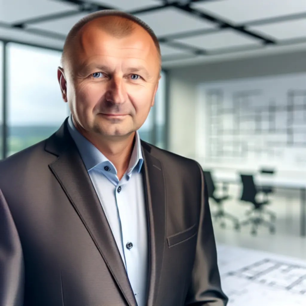 Portret Adama Ligowskiego, architekta prowadzącego konsultacje w A-LIG USŁUGI PROJEKTOWE