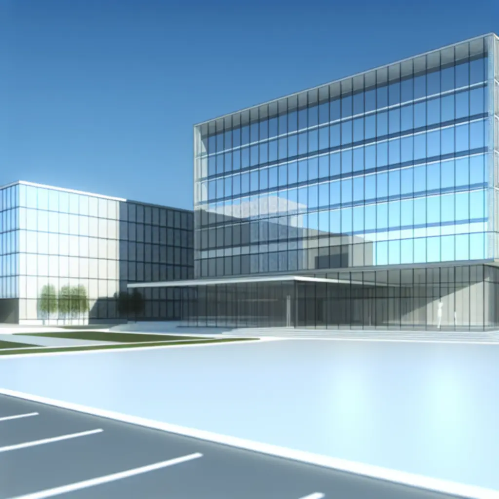 Nowoczesny budynek miejski jako przykład realizacji A-LIG USŁUGI PROJEKTOWE