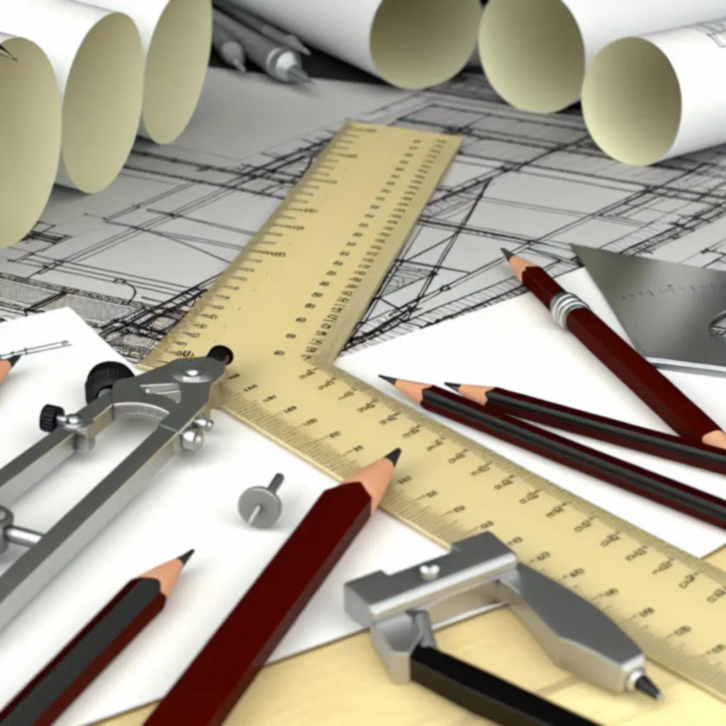 Szczegółowy plan architektoniczny budynku